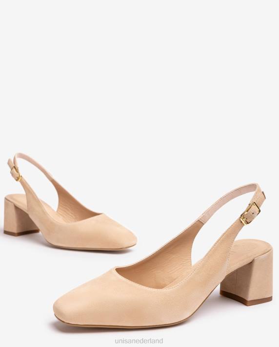Unisa 02B0497 sling terug met een brede hak vrouwen bevallig