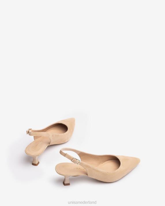 Unisa 02B0499 suède sling terug vrouwen beige