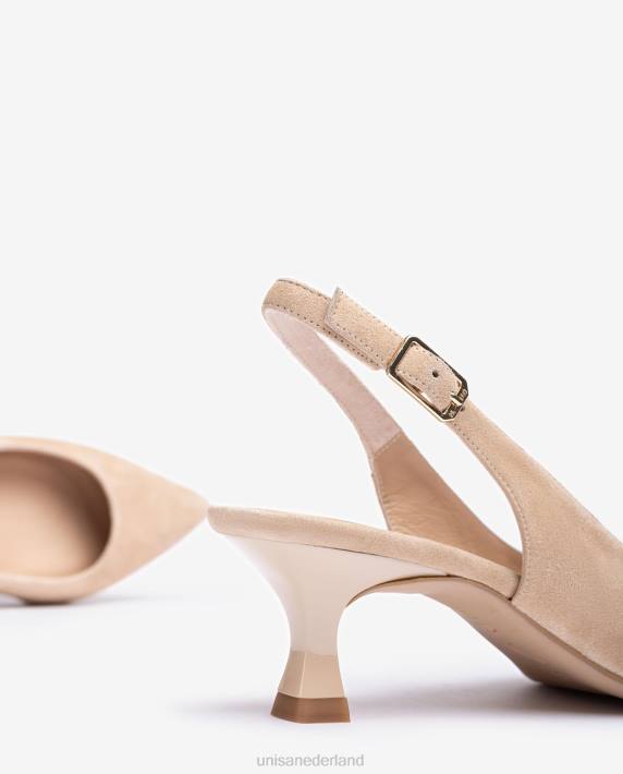 Unisa 02B0499 suède sling terug vrouwen beige