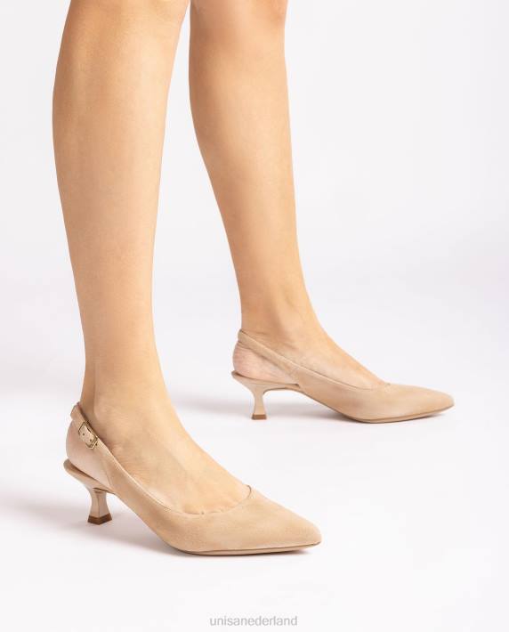 Unisa 02B0499 suède sling terug vrouwen beige