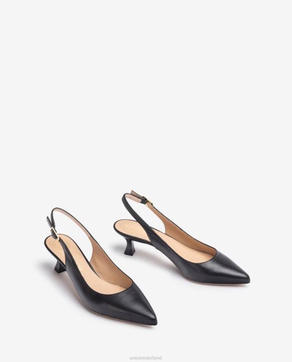 Unisa 02B0513 lederen sling terug vrouwen zwart