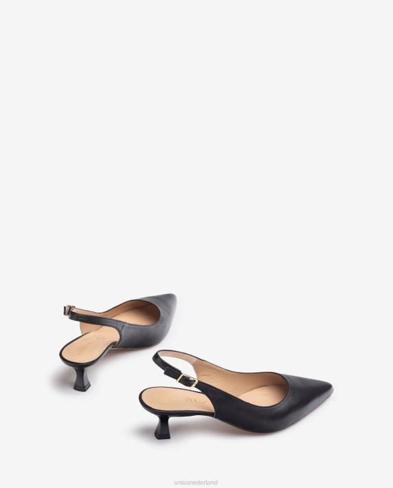 Unisa 02B0513 lederen sling terug vrouwen zwart