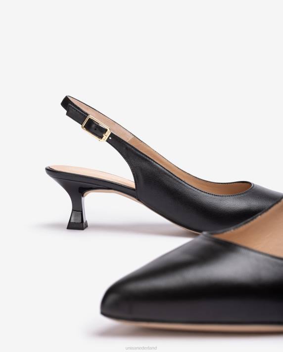 Unisa 02B0513 lederen sling terug vrouwen zwart