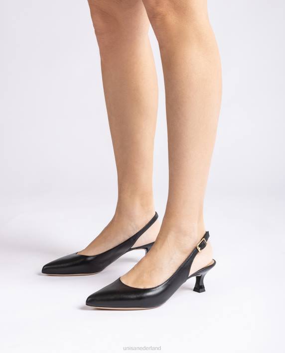 Unisa 02B0513 lederen sling terug vrouwen zwart