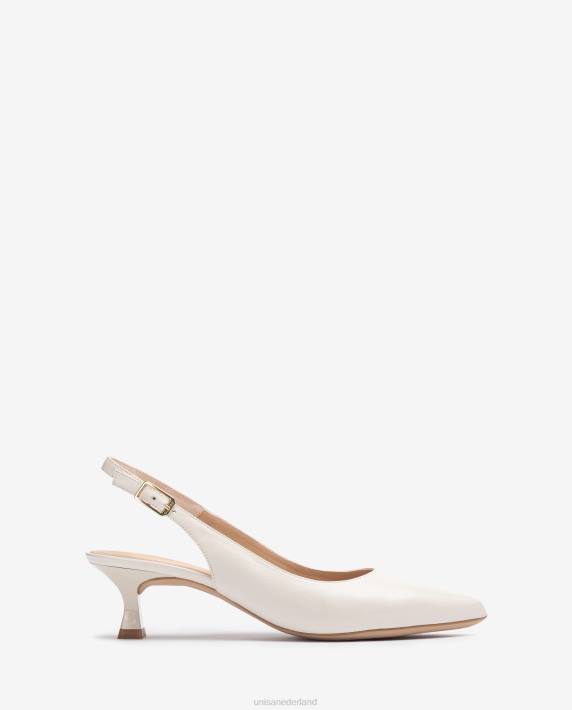 Unisa 02B0514 lederen sling terug vrouwen wit