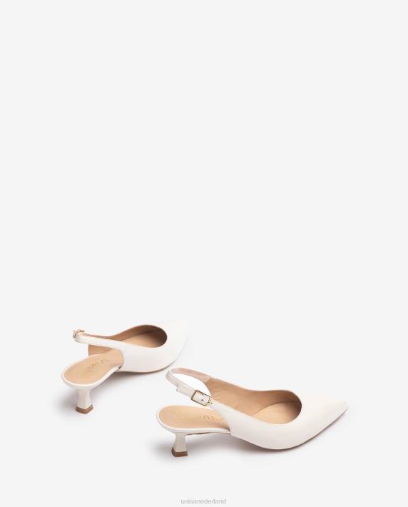 Unisa 02B0514 lederen sling terug vrouwen wit