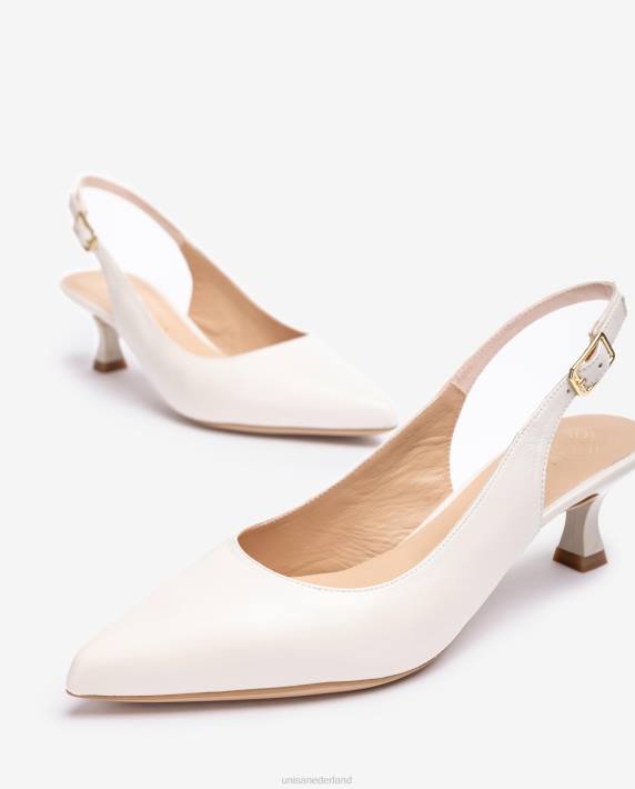 Unisa 02B0514 lederen sling terug vrouwen wit