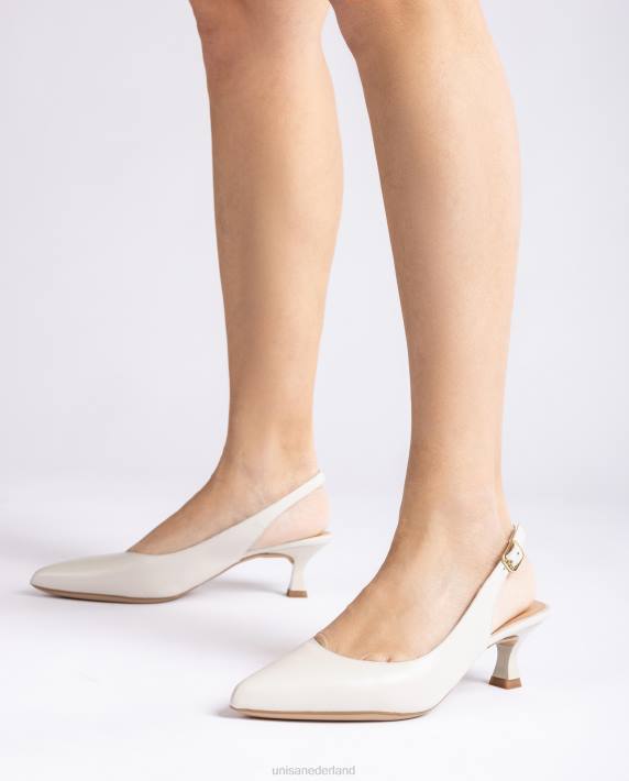 Unisa 02B0514 lederen sling terug vrouwen wit