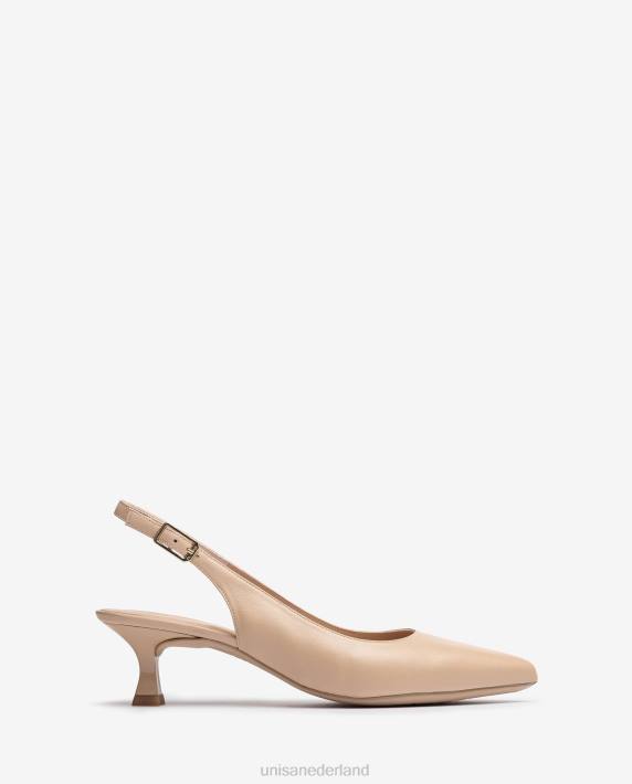 Unisa 02B0515 lederen sling terug vrouwen beige