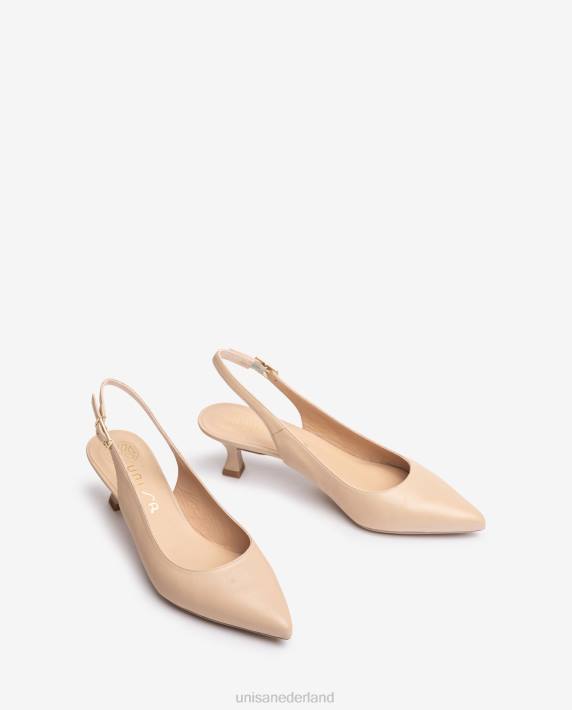 Unisa 02B0515 lederen sling terug vrouwen beige