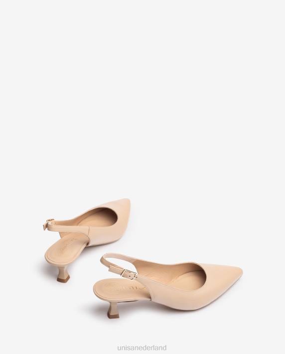 Unisa 02B0515 lederen sling terug vrouwen beige