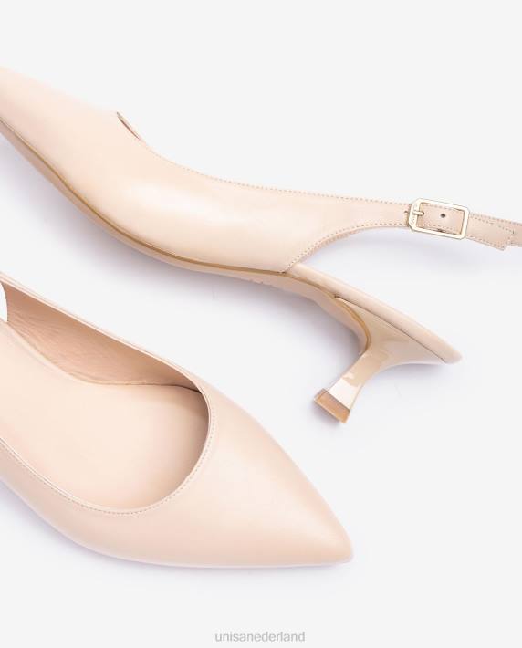 Unisa 02B0515 lederen sling terug vrouwen beige