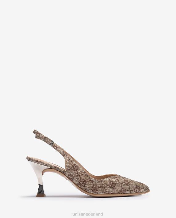 Unisa 02B0516 slingback met een geverfde hak vrouwen bevallig
