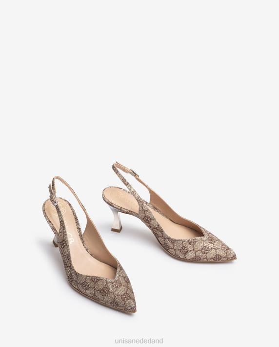 Unisa 02B0516 slingback met een geverfde hak vrouwen bevallig