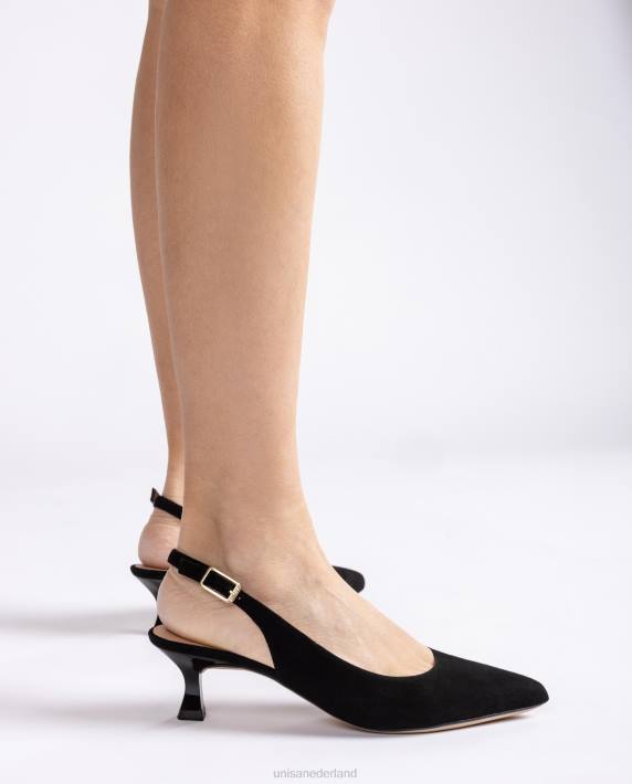 Unisa 02B0520 suède sling terug vrouwen zwart