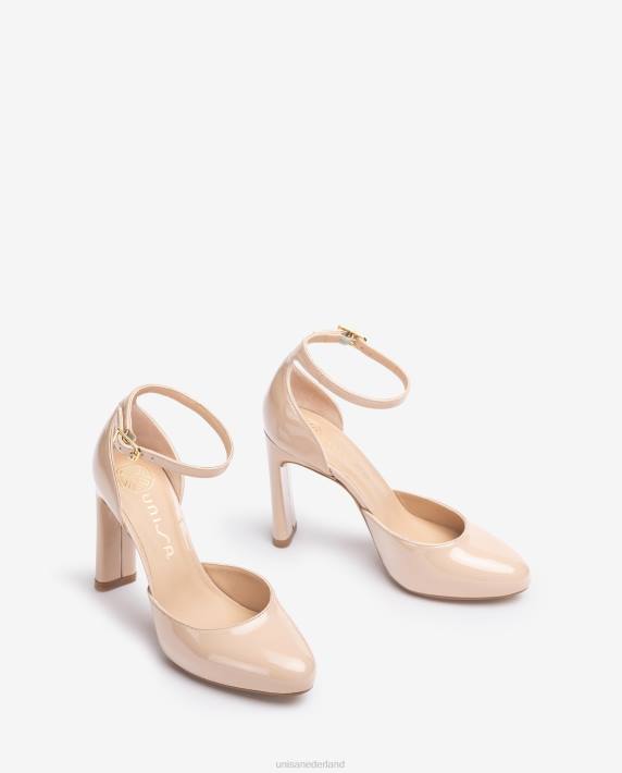 Unisa 02B0521 hoge hak d'orsay enkelband schoen vrouwen bevallig