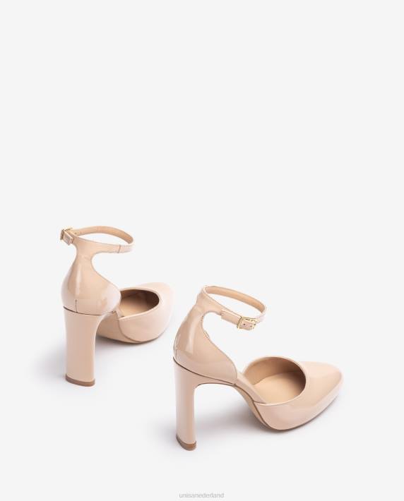 Unisa 02B0521 hoge hak d'orsay enkelband schoen vrouwen bevallig
