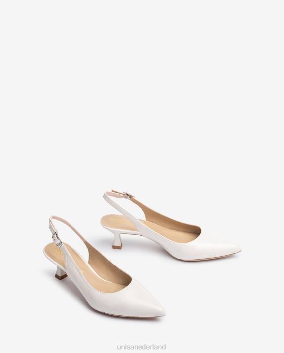 Unisa 02B0545 slingback met spitse neus vrouwen wit