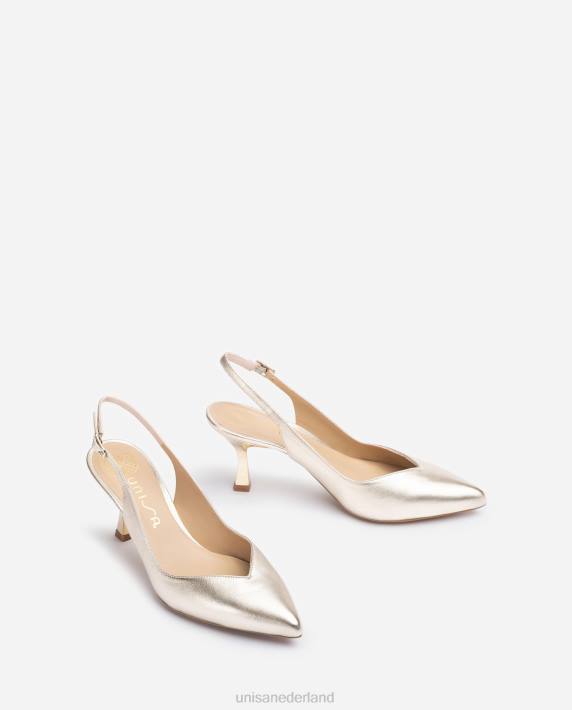 Unisa 02B0548 slingback met een geverfde hak vrouwen mode