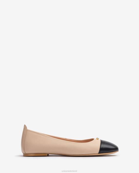 Unisa 02B0631 ballerinaschoen met vierkante neus vrouwen bevallig