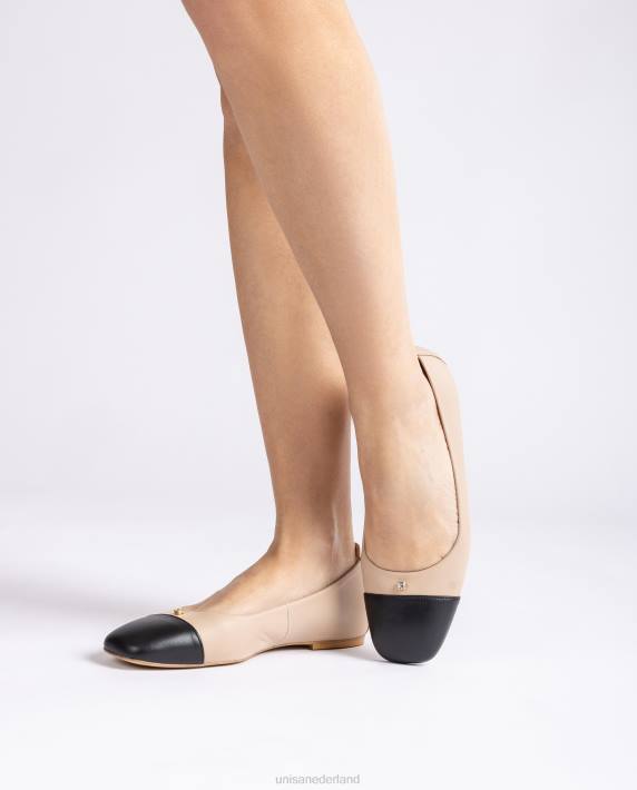 Unisa 02B0631 ballerinaschoen met vierkante neus vrouwen bevallig