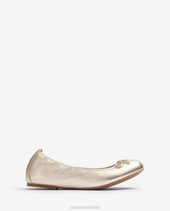 Unisa 02B0635 ballerinaschoen met ronde neus vrouwen mode