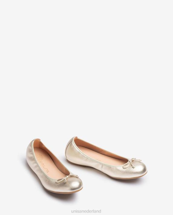 Unisa 02B0635 ballerinaschoen met ronde neus vrouwen mode