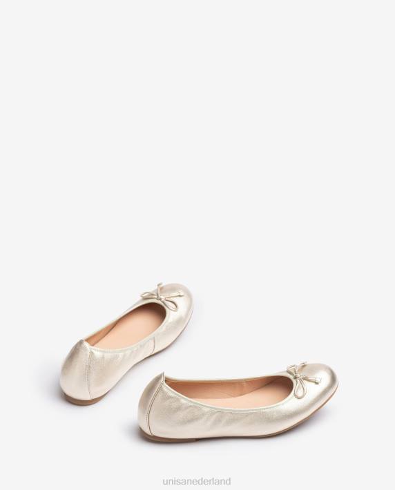 Unisa 02B0635 ballerinaschoen met ronde neus vrouwen mode
