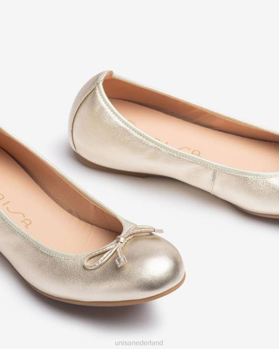 Unisa 02B0635 ballerinaschoen met ronde neus vrouwen mode
