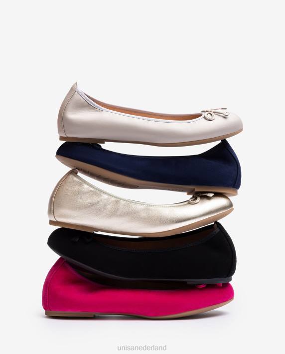 Unisa 02B0635 ballerinaschoen met ronde neus vrouwen mode