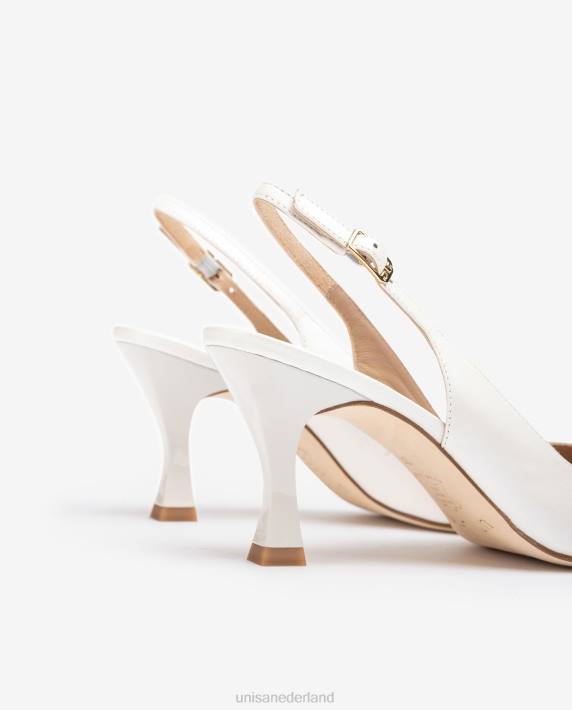 Unisa 02B0838 d'orsay slingback schoen met enkelbandje en geverfde hak vrouwen mode