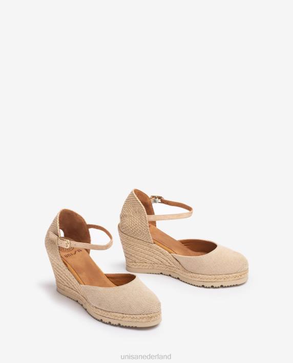Unisa 02B0689 espadrille in ecolino vrouwen mode
