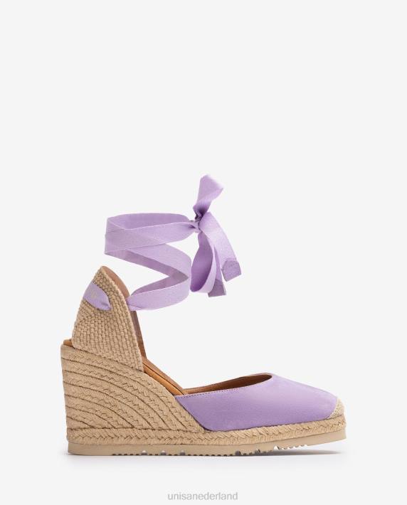Unisa 02B0700 espadrilles met vierkante neus vrouwen lila