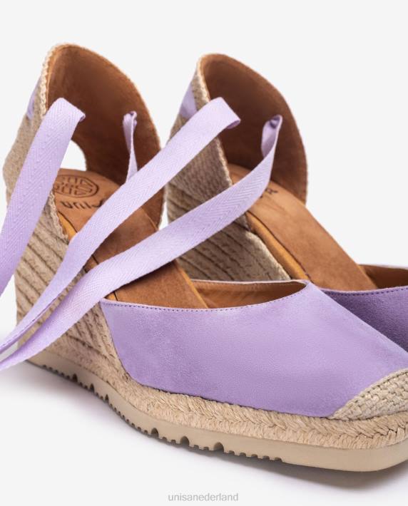 Unisa 02B0700 espadrilles met vierkante neus vrouwen lila