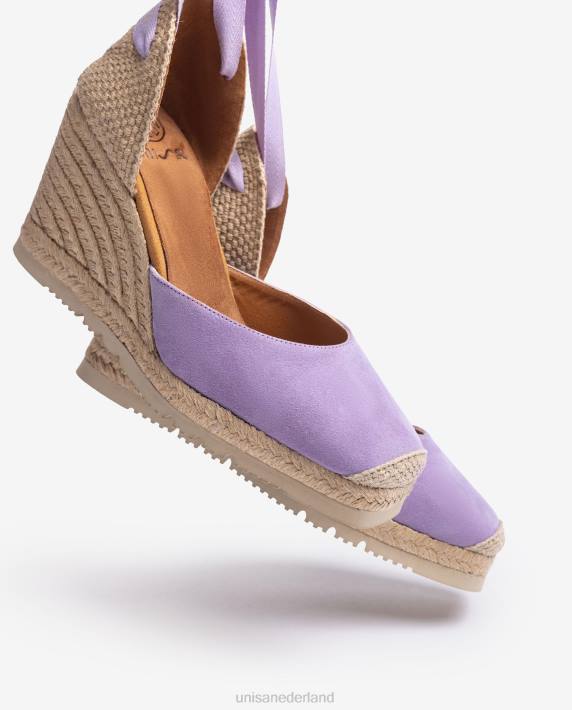 Unisa 02B0700 espadrilles met vierkante neus vrouwen lila