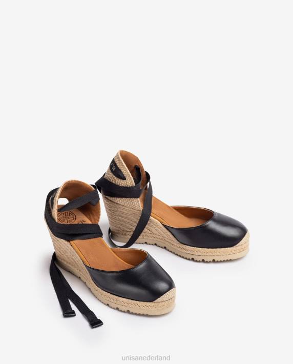 Unisa 02B0716 espadrilles van leer vrouwen bevallig