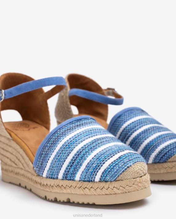 Unisa 02B0720 espadrille gemaakt van jarapa-stof vrouwen blauw