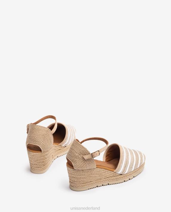 Unisa 02B0721 espadrille gemaakt van jarapa-stof vrouwen bruin
