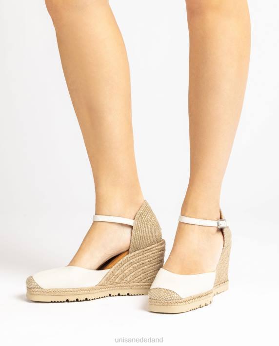 Unisa 02B0739 leren espadrille met rubberen zool vrouwen mode