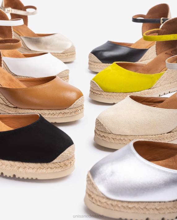 Unisa 02B0743 espadrilles van suède vrouwen zwart
