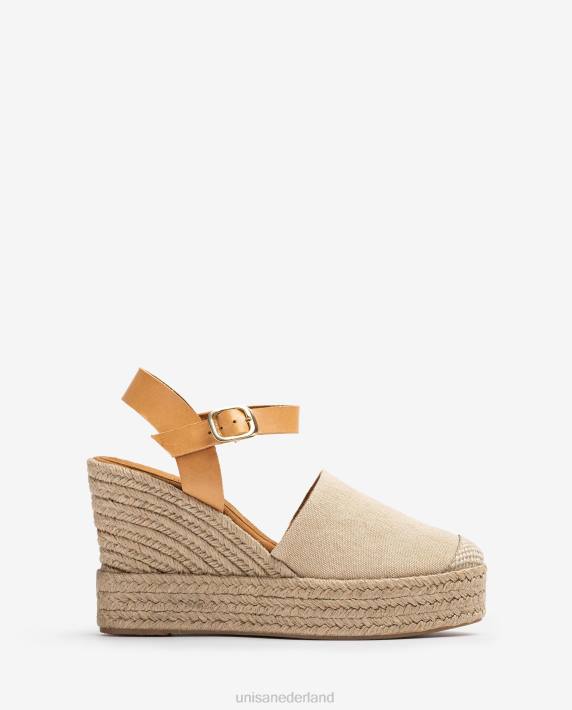 Unisa 02B0755 espadrilles van ecolino vrouwen beige