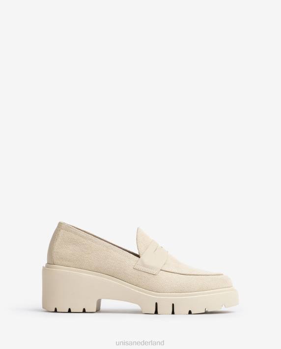 Unisa 02B01262 ecolino-instappers vrouwen wit