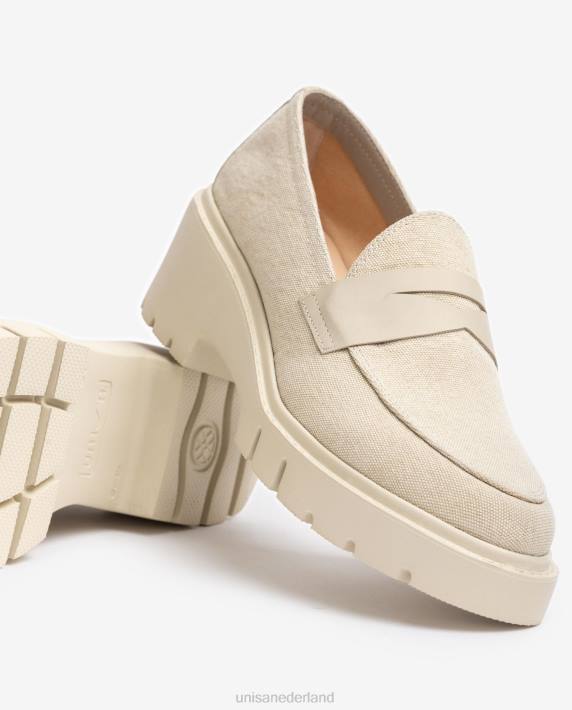 Unisa 02B01262 ecolino-instappers vrouwen wit