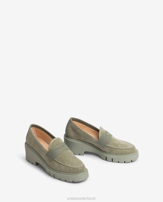 Unisa 02B01263 ecolino-instappers vrouwen groente