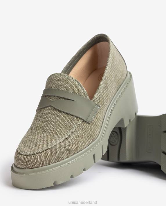 Unisa 02B01263 ecolino-instappers vrouwen groente