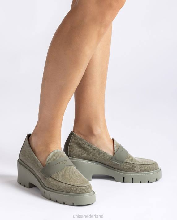 Unisa 02B01263 ecolino-instappers vrouwen groente