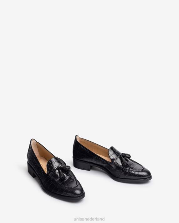 Unisa 02B01269 loafers met kwastjes vrouwen zwart