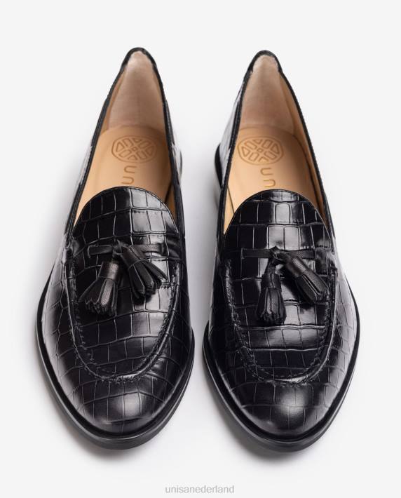 Unisa 02B01269 loafers met kwastjes vrouwen zwart