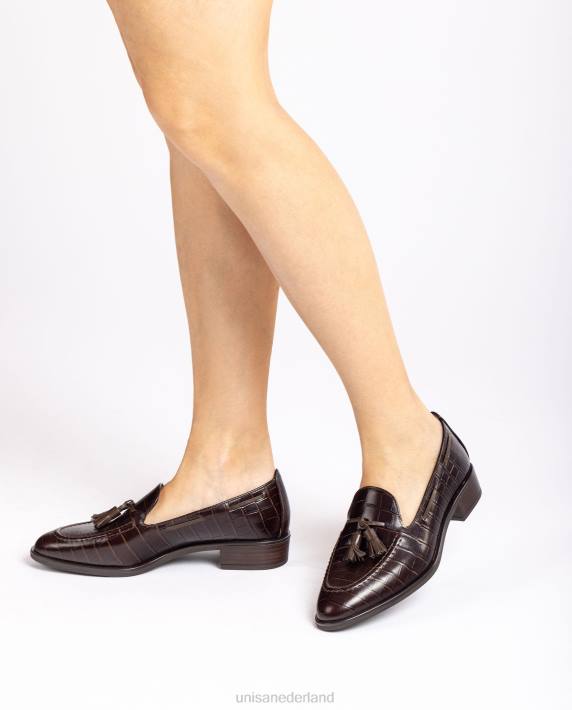 Unisa 02B01273 loafers met kwastjes vrouwen bruin