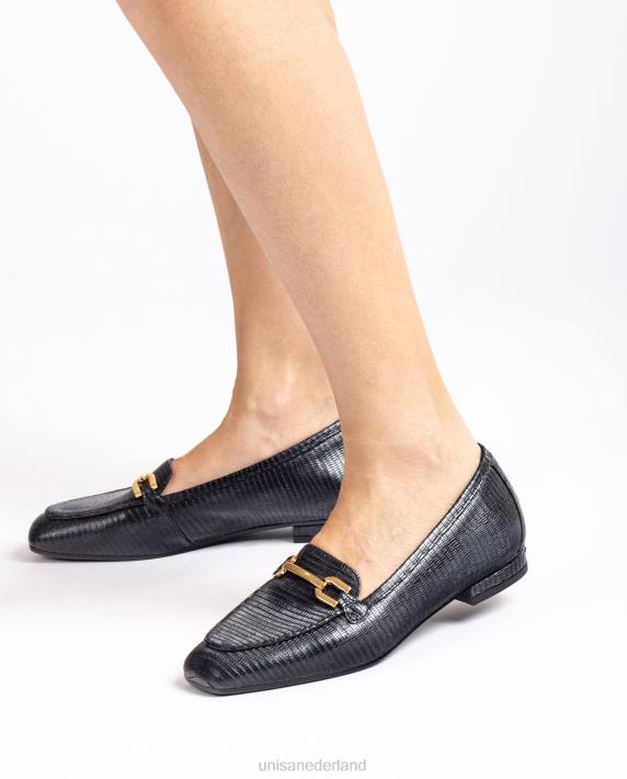 Unisa 02B01275 platte loafers met bies vrouwen bevallig
